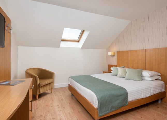 One of the rooms in the Lodge