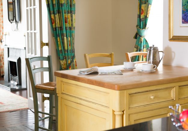 Breakfast bar in our lovely family kitchen