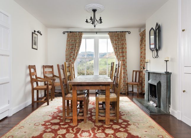 Dining room with stunning views across Grasmere Fells