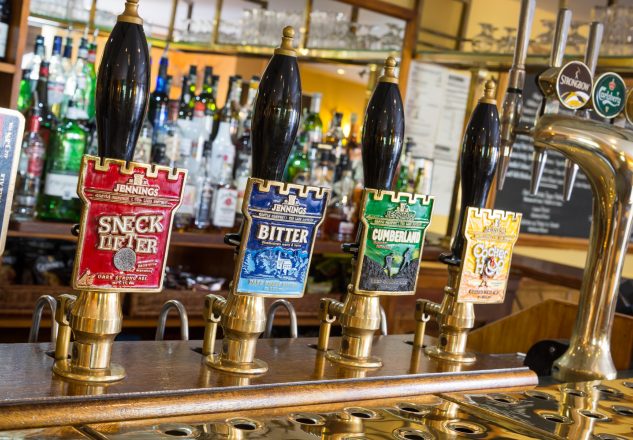 Local Cumbrian real ales available at the bar