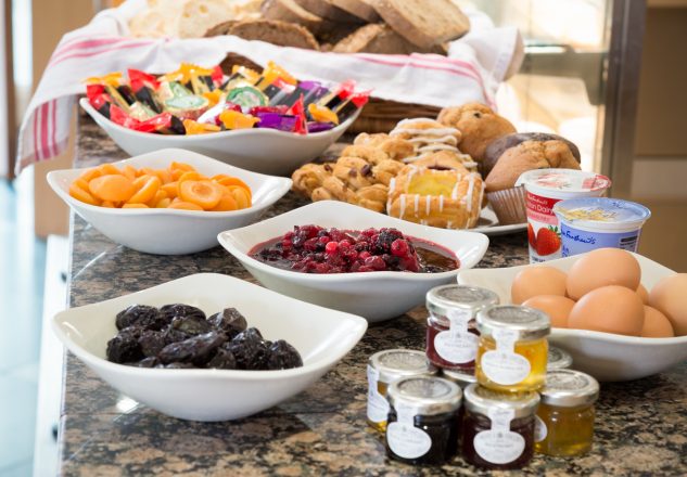 Fantastic continental breakfast is included in the price