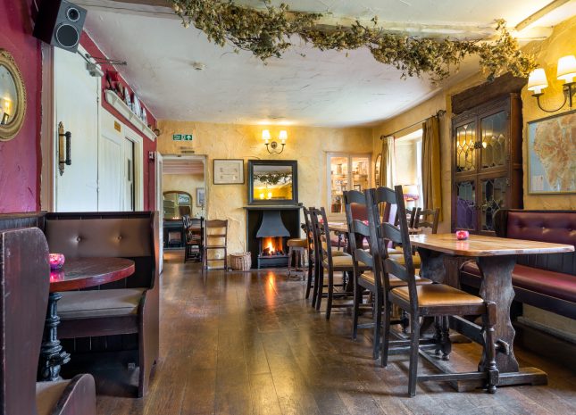 Traditional dining area